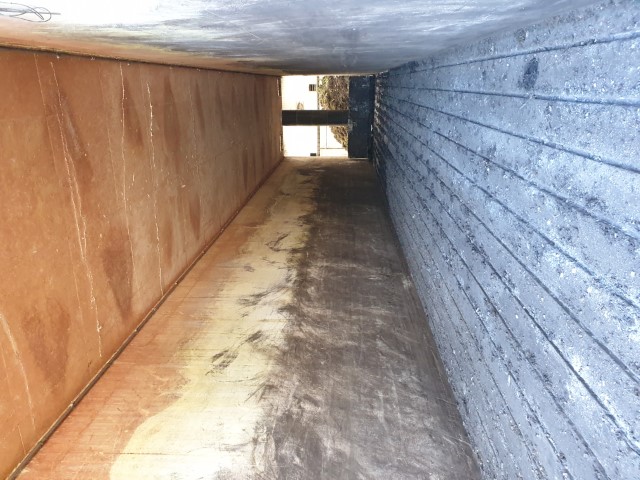 Steam Cleaning of a Composting Plant Walls - East Yorkshire - before